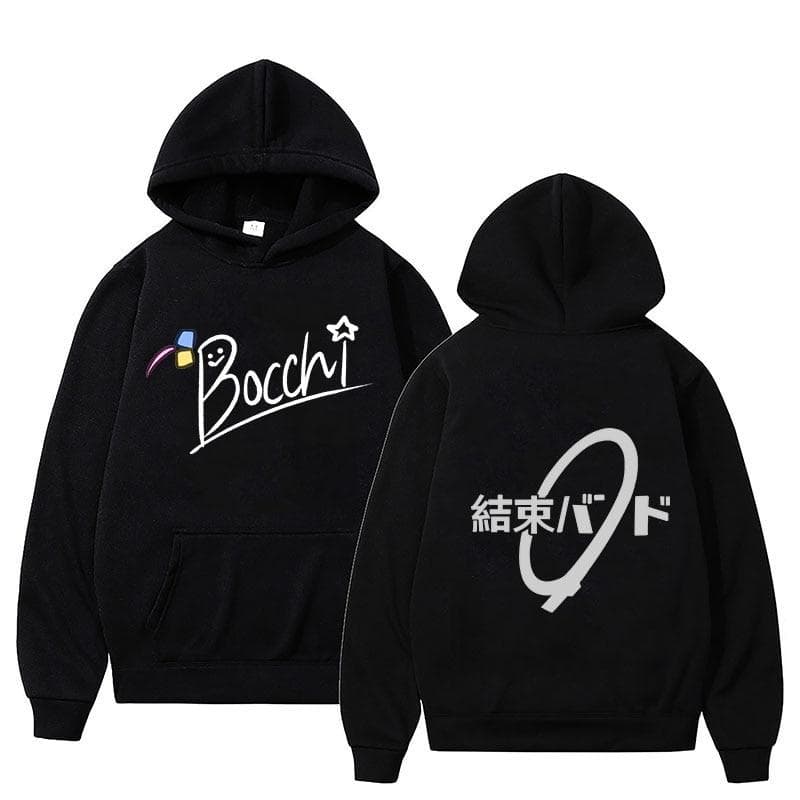 2023 Bocchi The Rock Hanorace unisex Negru Hitori Gotou Hanorac Hanorac Iarna Haine supradimensionate Pulover Maneca lunga Streetwear cm