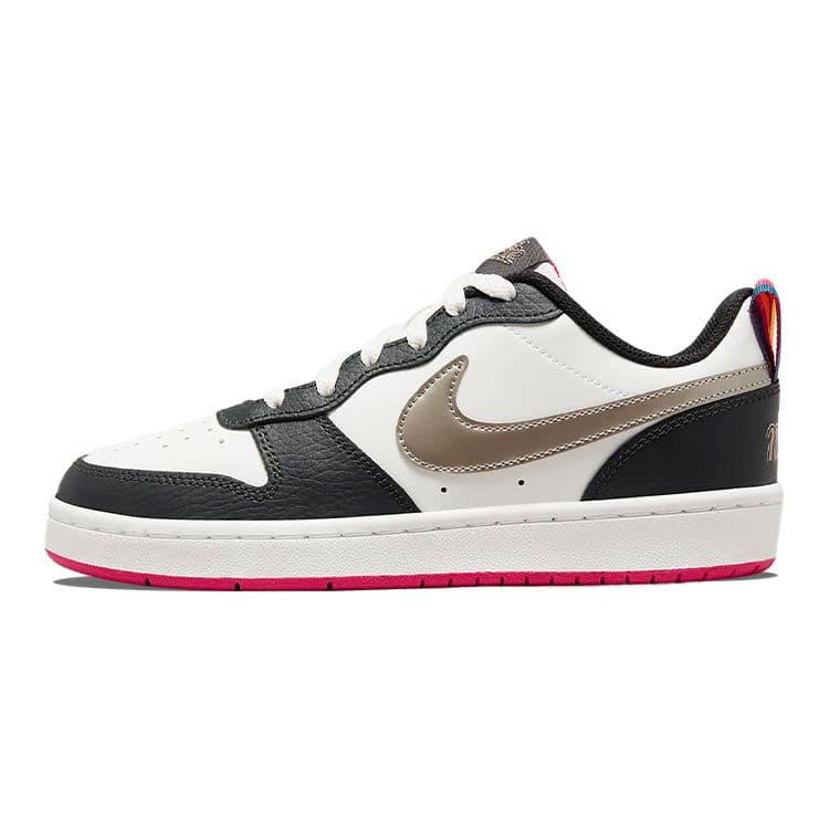 Adidași Nike Court Borough Low 2 SE GS Alb Summit Roz Prime pentru Copii Off-Noir Metalic-Staniu DJ0040-100 cm