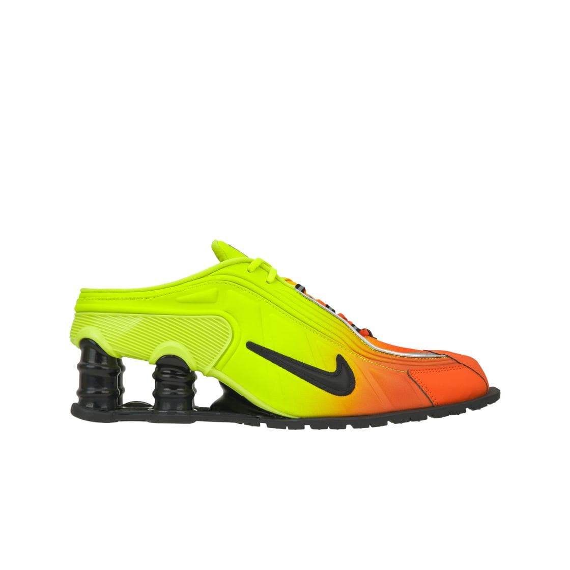 Martine Rose x Nike Shox Mule MR4 Portocaliu Siguranță Adidași pentru Femei Negru Argintiu Metalic DQ2401-800 cm