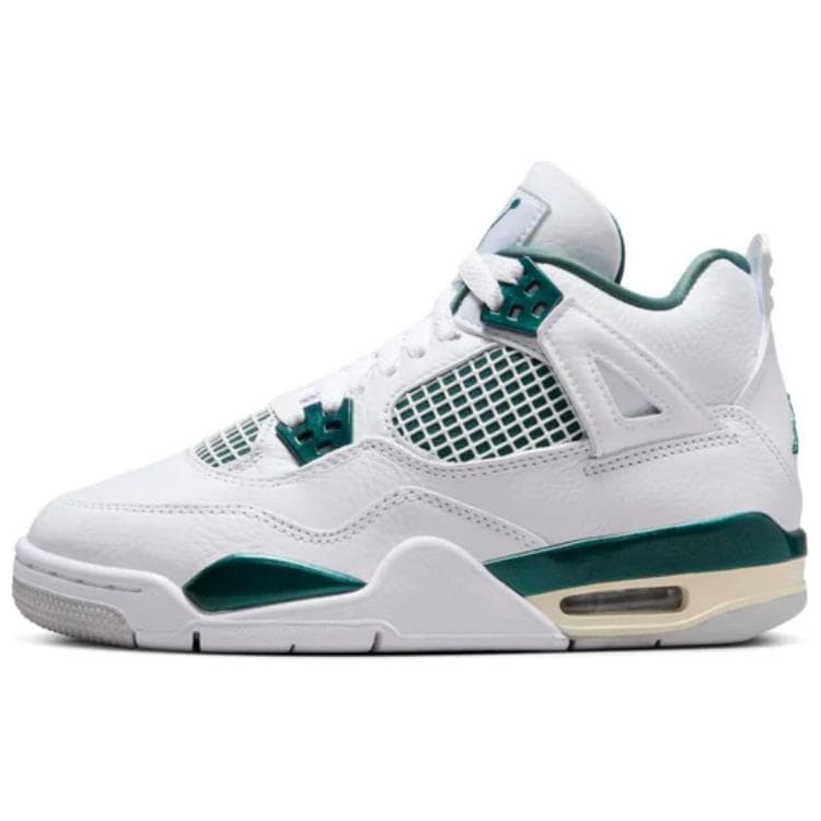 Pantofi sport pentru copii Air Jordan 4 Retro GS verde oxidat alb neutru-gri FQ8213-103 cm