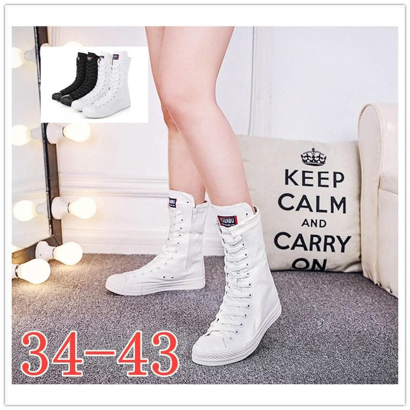 Cizme Cizme de dama Pantofi Cizme de panza Pantofi casual Pantofi de studenti cm negru
