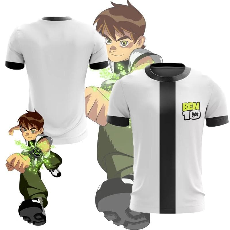 Tricouri Anime Omnitrix Ben10 Cosplay 3D Imprimeu Ben Tennyson Copii Desen Animat Tricou Vară Bărbați Femei Harajuku Top cu Mânecă Scurtă cm