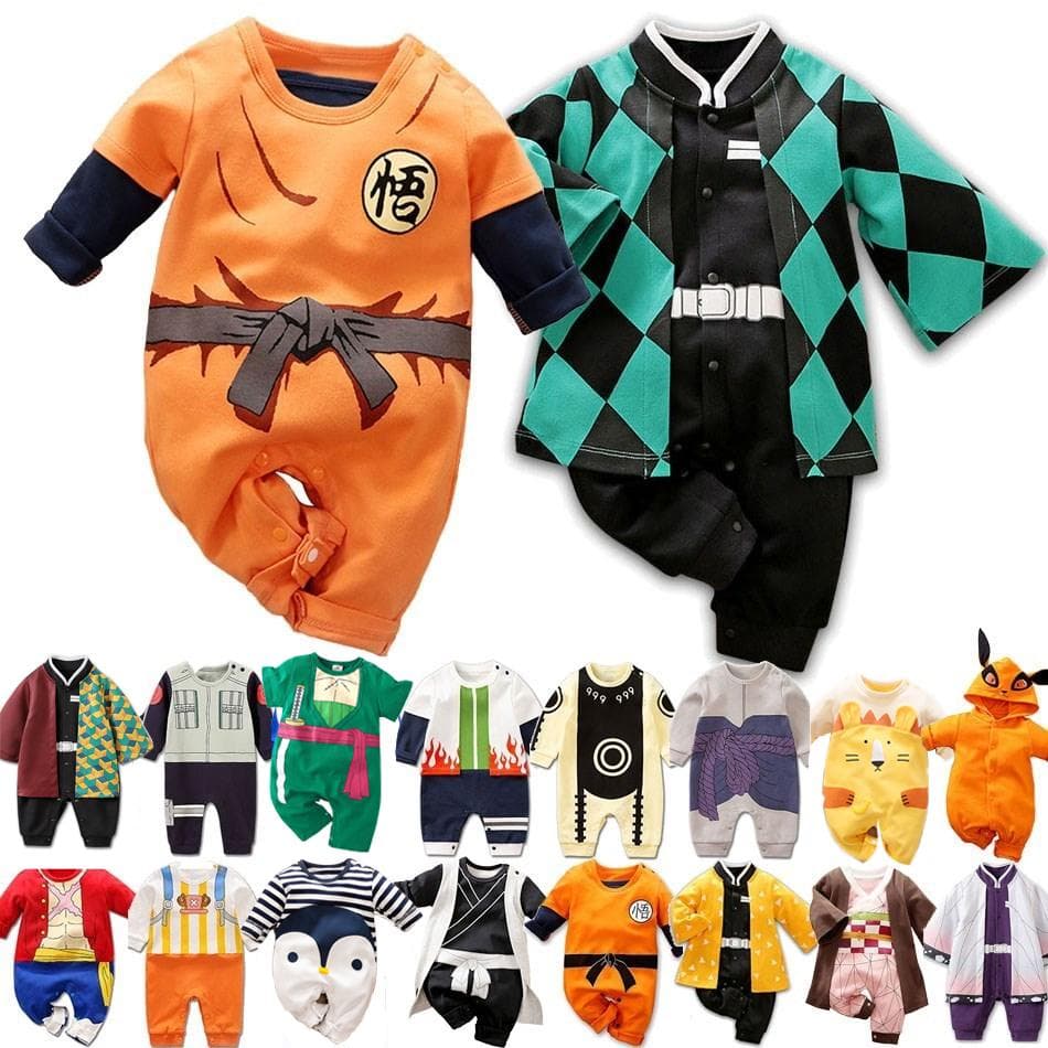 Demon Slayer Costumul Cosplay Haine pentru copii Desene animate pentru copii Salopete pentru băiat Fată Sălopete de Halloween pentru copii Costume