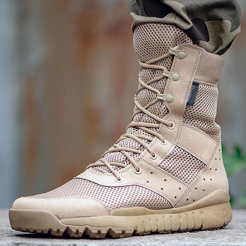 „SFB Summer Desert Boots: Cizme tactice de înaltă calitate pentru bărbați și femei, cu absorbție a șocurilor, încălțăminte de luptă CQB,