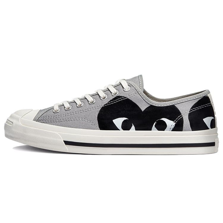 Comme des Garçons PLAY x Converse Jack Purcell Drizzle Black Adidași Unisex Gri Egret 171259C cm