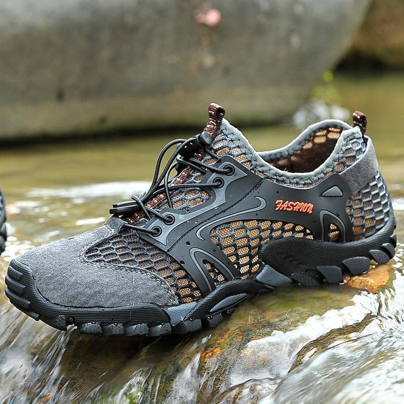 Pantofi de drumeție, trekking, mărime Plus, 39-50, pentru bărbați, cu uscare rapidă, pantofi acvatici, anti-alunecare, respirabili, pantofi sport