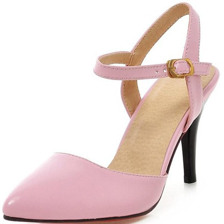 Pantofi Confortabili la Modă pentru Femei Sandală Feminină Mărime Mare Fete Joasă Mare Bej Curea Spate Închisă Material Textil Solid PU Cauciuc