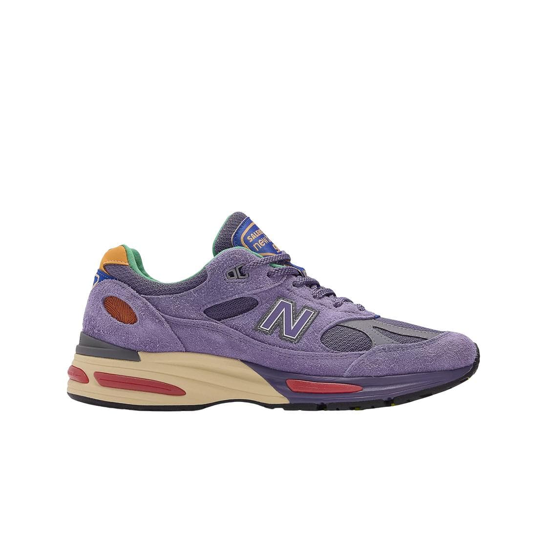 Salehe Bembury x New Balance 991v2 Fabricat în Anglia Culori Be The Palette Adidași Unisex Violet Violet-Inimă Strugure Fiert U991SB2 cm