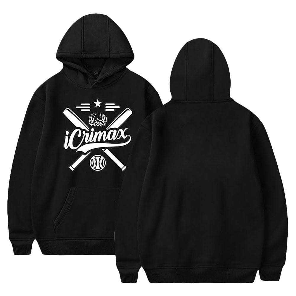 Moda pentru fanii Icrimax Graphic Printed Hanorac Sport în aer liber Cosplay Pulovere Hanoră Costum Cosplay cm negru
