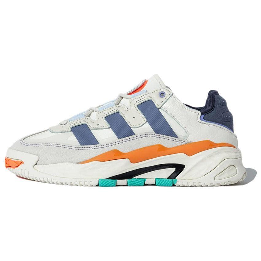 Adidas Originals Niteball 1.0 Pantofi Sport Clasici Retro Antiderapanți Durabili Mid-Top Lifestyle Casual Unisex Adidași Alb Murdar ID4087 cm