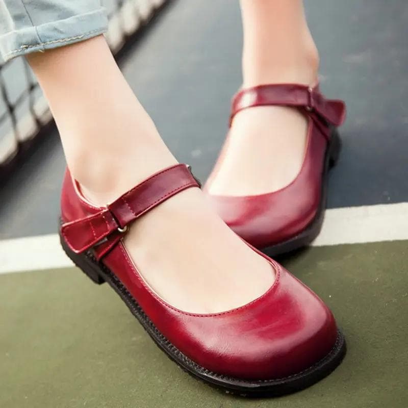 pantofi Mary Jane pentru femeie nouă pantofi plat cu vârf rotund, design de marcă de modă, îmbrăcăminte exterioară ocazională Birou și
