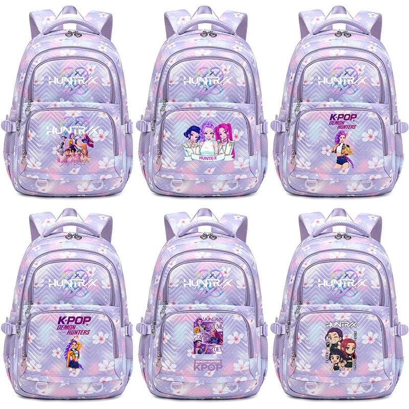Rucsac cu Imprimeu Anime Cartoon K-Pop Student Adolescent Ghiozdan pentru Băiat Fată Ghiozdan Școlar Cadou Copil Femei Capacitate Mare Geantă de