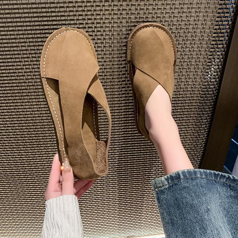 Sandale de designer pentru femei, sandale cu toc plat și jos, pantofi sport casual gladiator desculț, mocasini slip-on de vară și primăvară,