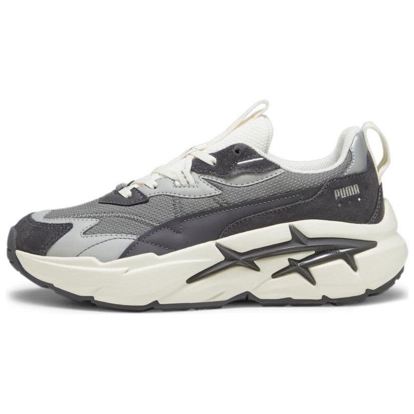 Puma Spina Nitro Tonal - Cărbune închis pentru femei pantofi sport gri plat-mediu-gri 393782-04 cm