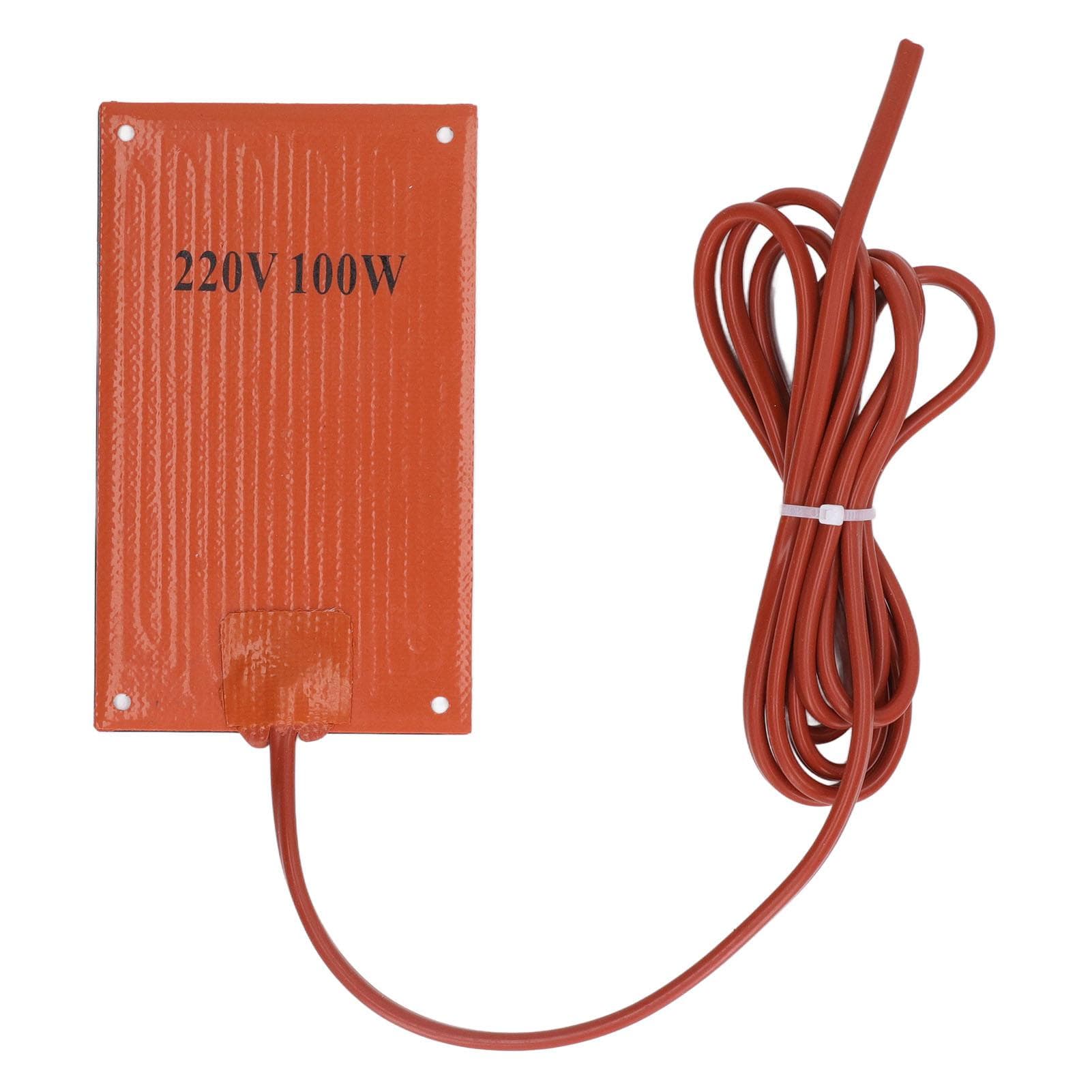Placă de Încălzire din Cauciuc Siliconic, Covoraș Încălzitor, Încălzitor 90x150mm AC 220V pentru Dulap Electric