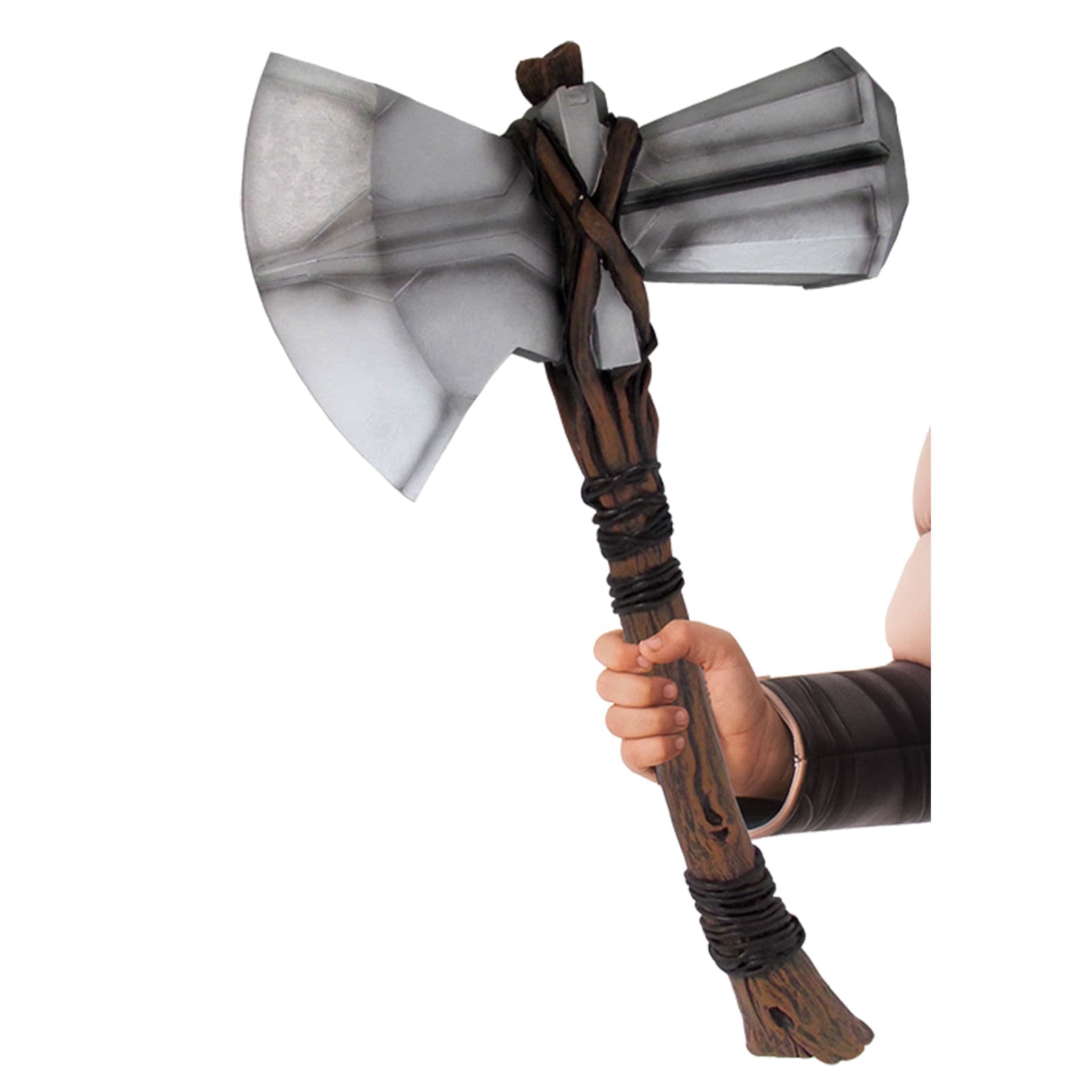 Ciocan de jucarie Thor, Stormbreaker Avengers EndGame, 45 cm, gri