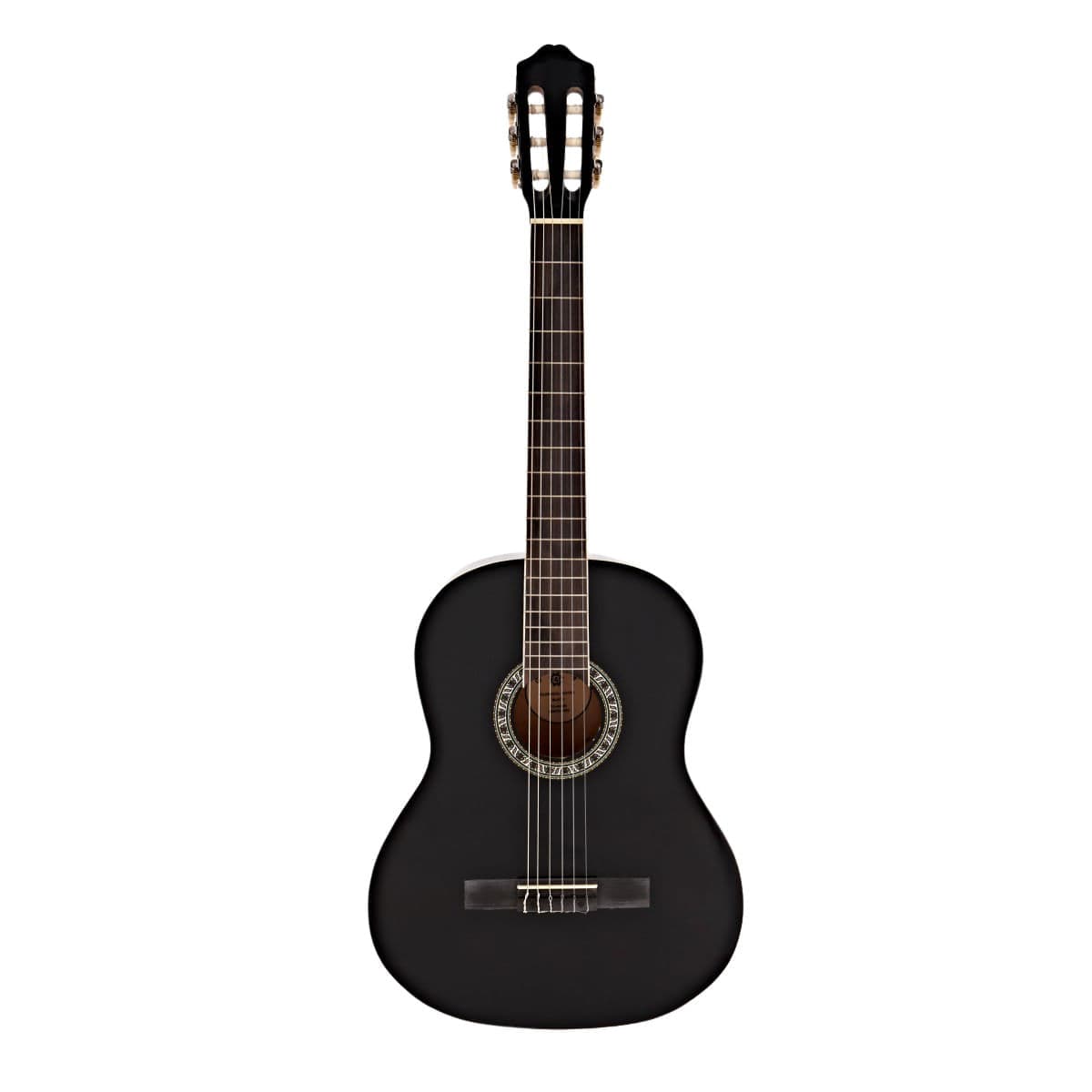 Chitara clasica din lemn DEPOX®, Black Raven, 104 cm, model clasic, negru