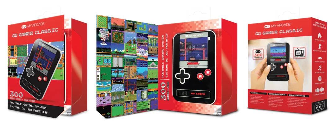 Consola portabila, My Arcade, GO GAMER CLASSIC, negru