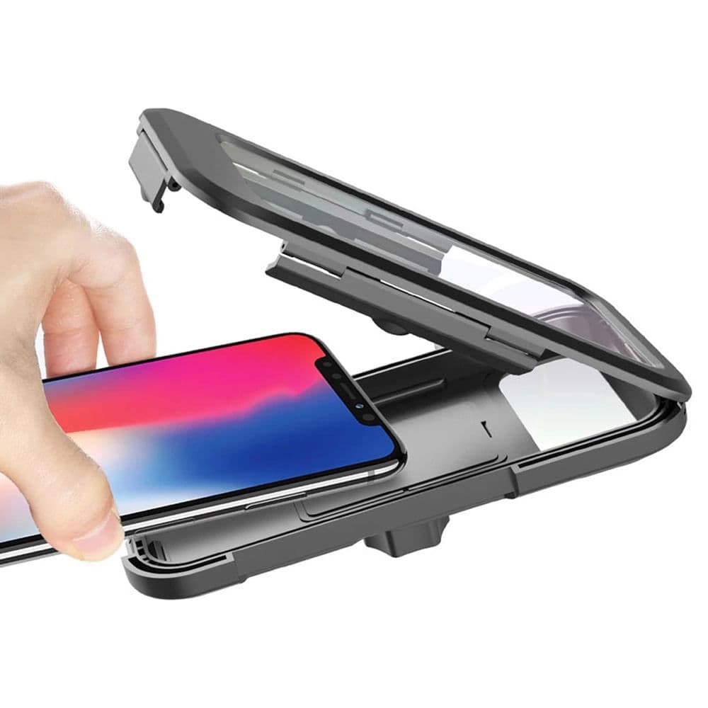 Suport Telefon MRG MHL69L, Pentru Bicicleta / Moto, Impermeabil, Magnetic