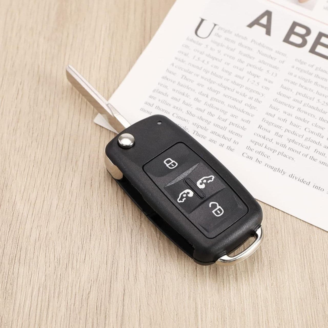 Carcasa Cheie Auto Techstar pentru VW Volkswagen Transporter T5 T6, Sharan, Alhambra - 5 Butoane