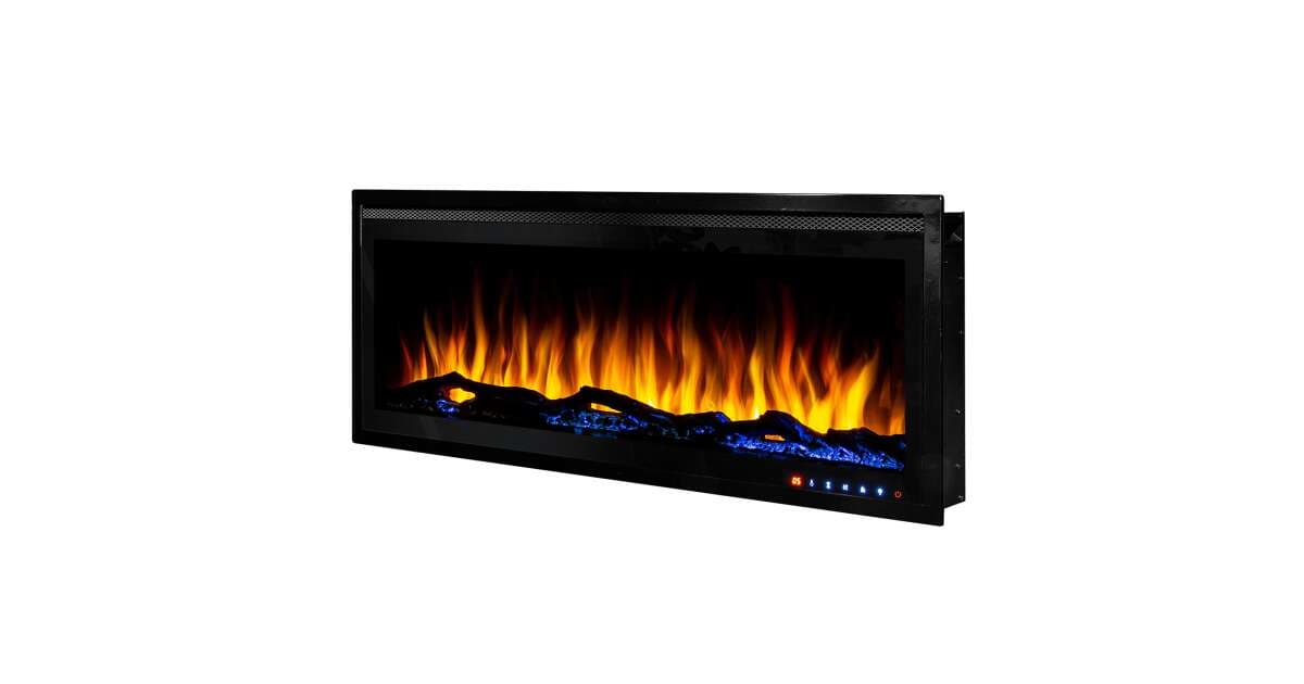 Semineu electric de perete-incorporabil Schubert 42, 448x1068x146 mm, 1500W