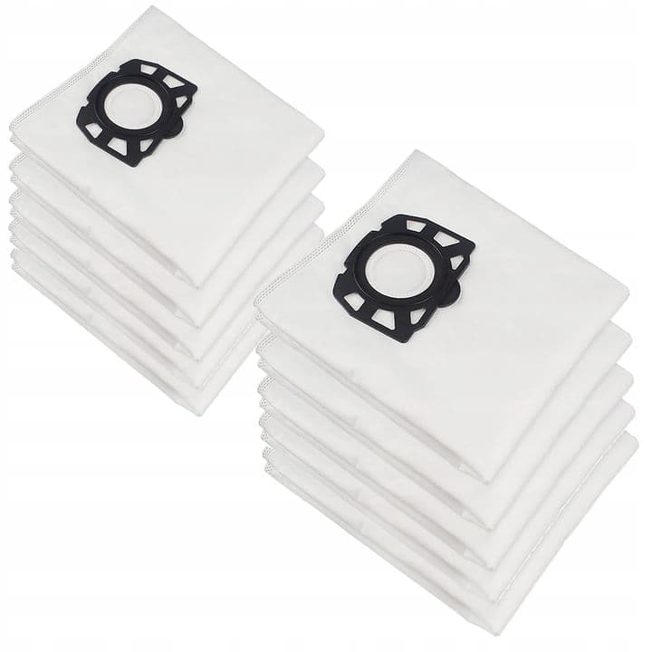 Set 10 saci textili premium, NewEvo® , pentru aspiratoare Karcher seria, WD4 WD5 WD6 KWD6 SE5 SE 5.100 SE 6.100