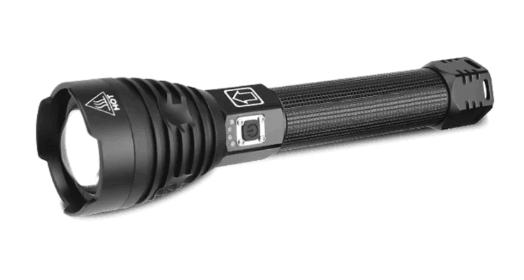 Lanterna Tactica LED Profesionala, LittleDomi XHP90.2 din Aluminiu, 6000 lm, 800m raza, 3 Moduri, Focus Ajustabil, IP65