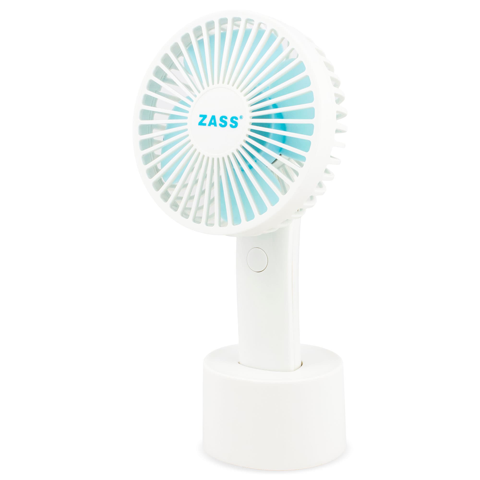 Mini ventilator portabil (de mana) Zass ZPF 01, alb