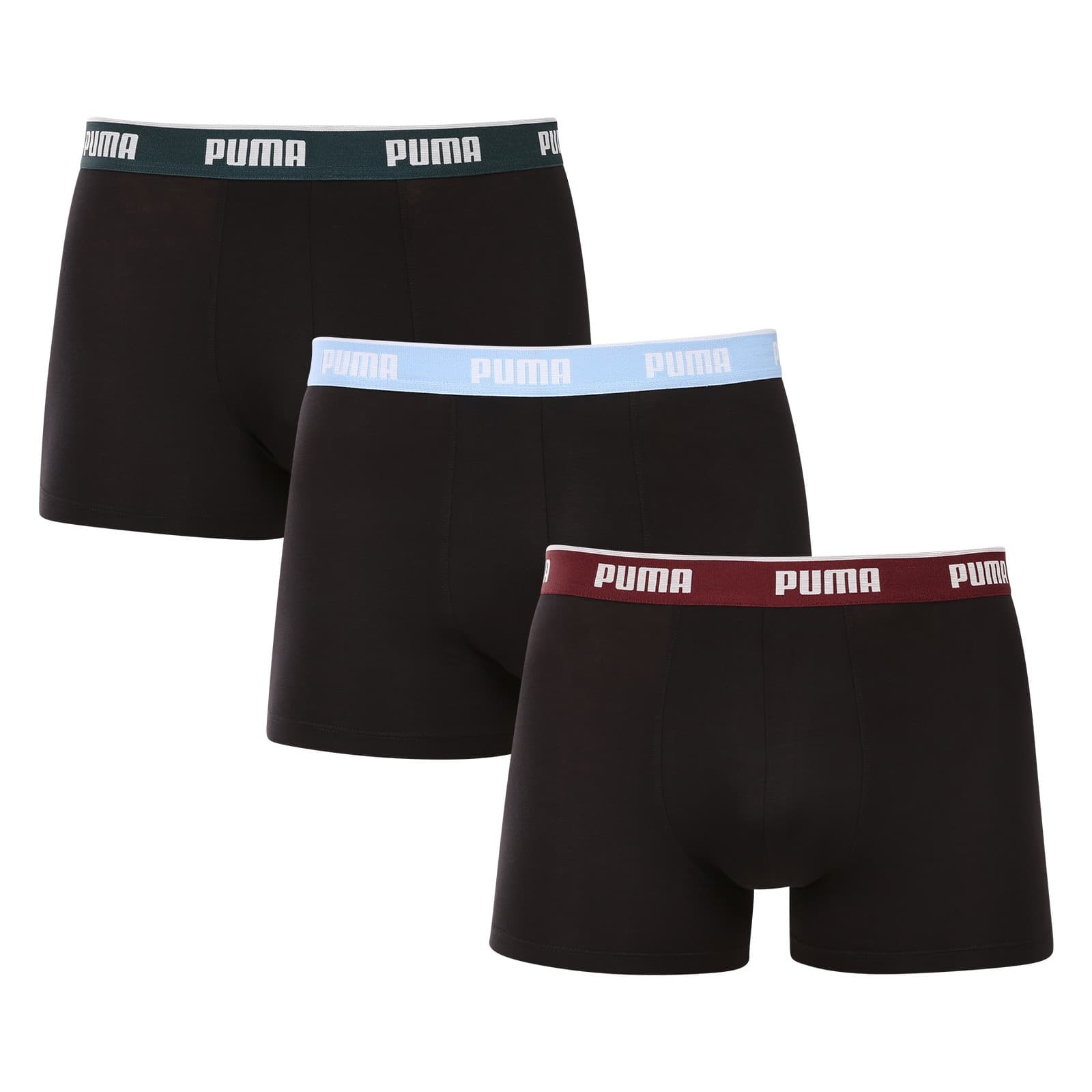 3PACK boxeri bărbați Puma negri (701234187 007) L