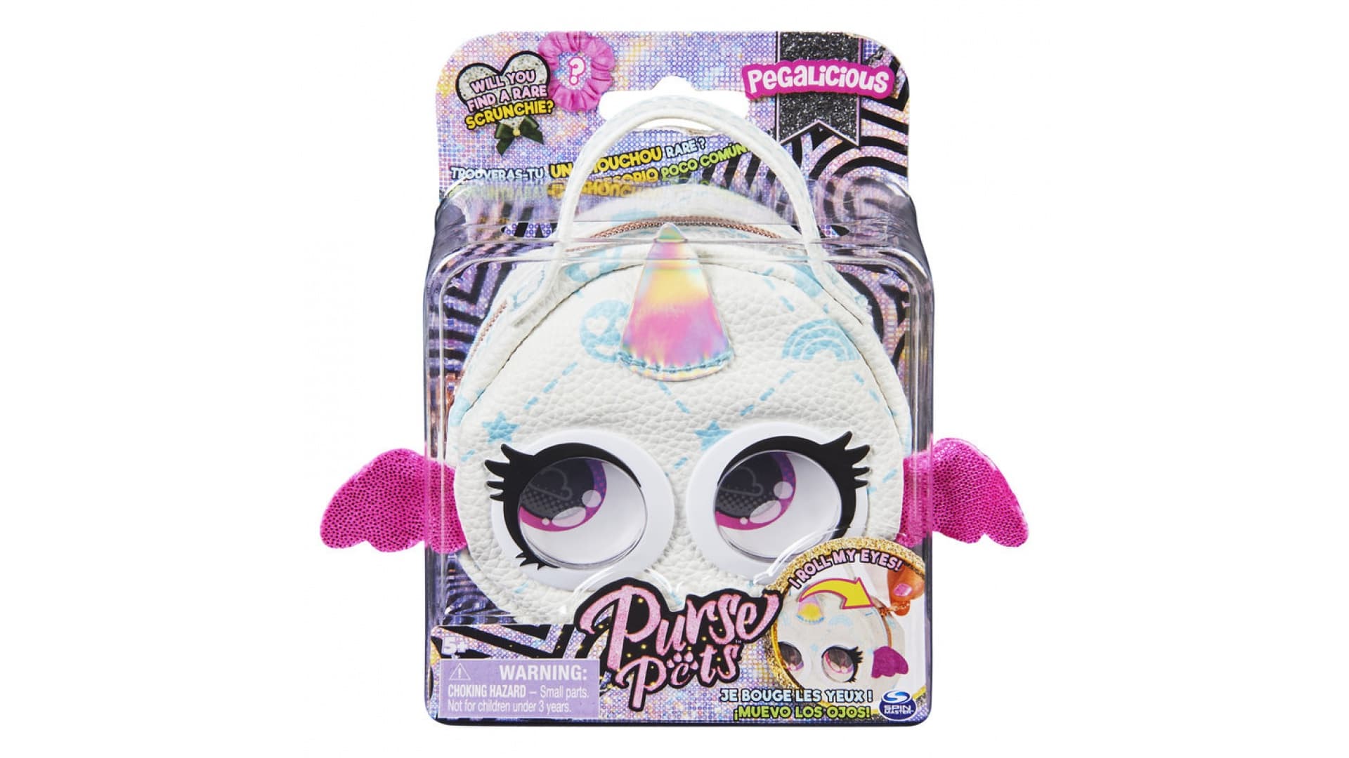 Purse Pets mini animal de companie pentru geantă Pegalicious