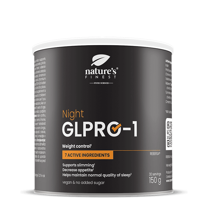 Nature's Finest Night GLP-1 ProBoost | băutură de seară pentru controlul apetitului | susținere slăbire, mai puține pofte + echilibru metabolic