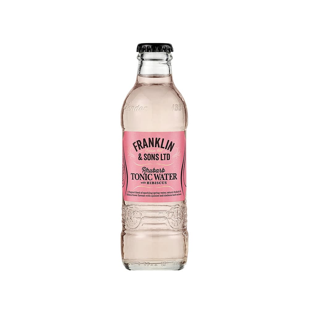 Apa Tonica Rubarba & Hibiscus Franklin&Sons 200ml