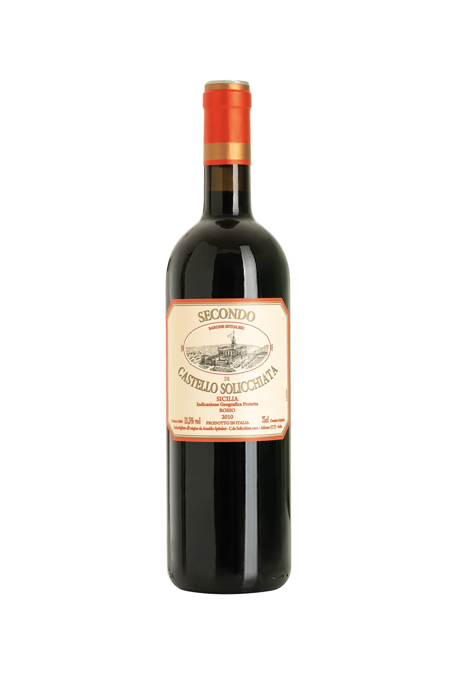 Vin Rosu Secondo Di Castello Solicchiata Rosso IGT Sicilia 2012 0.75L