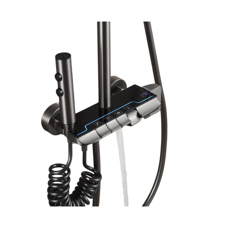 Set duș multifuncțional cu afișaj electronic si termostat