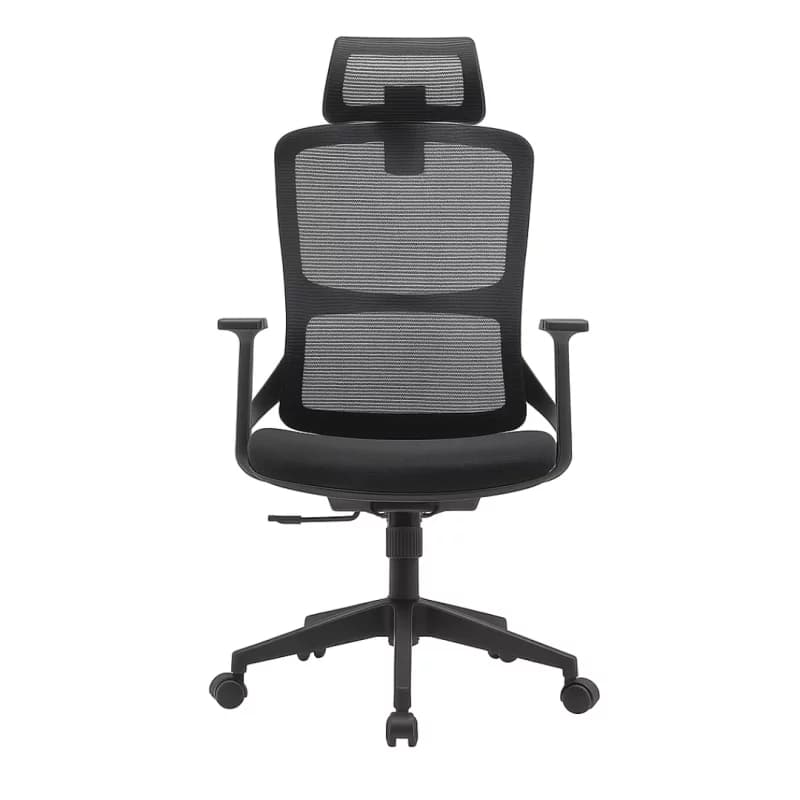 Scaun de birou ergonomic Virello cu tetiera reglabila si spatar din plasa - W720*D640*H1160-1255 mm