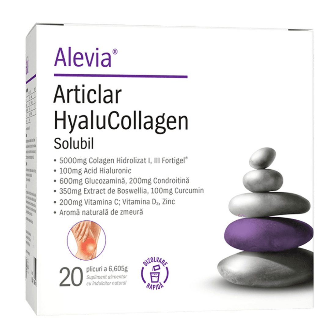 Complex Articlar HyaluCollagen, 20 plicuri, Alevia