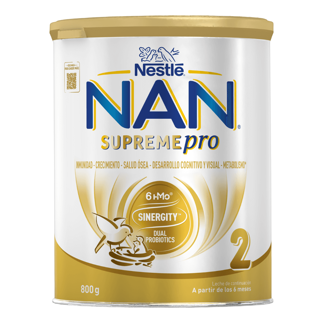 Formula de lapte praf Nan 2 SupremePro, 6+ luni, 800 g, Nestlé