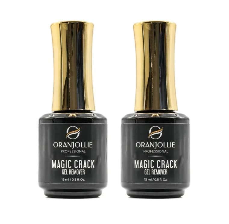 Solutie Indepartare Oja Semipermanenta - Magic Crack Gel Remover Oranjollie - Set 2 buc