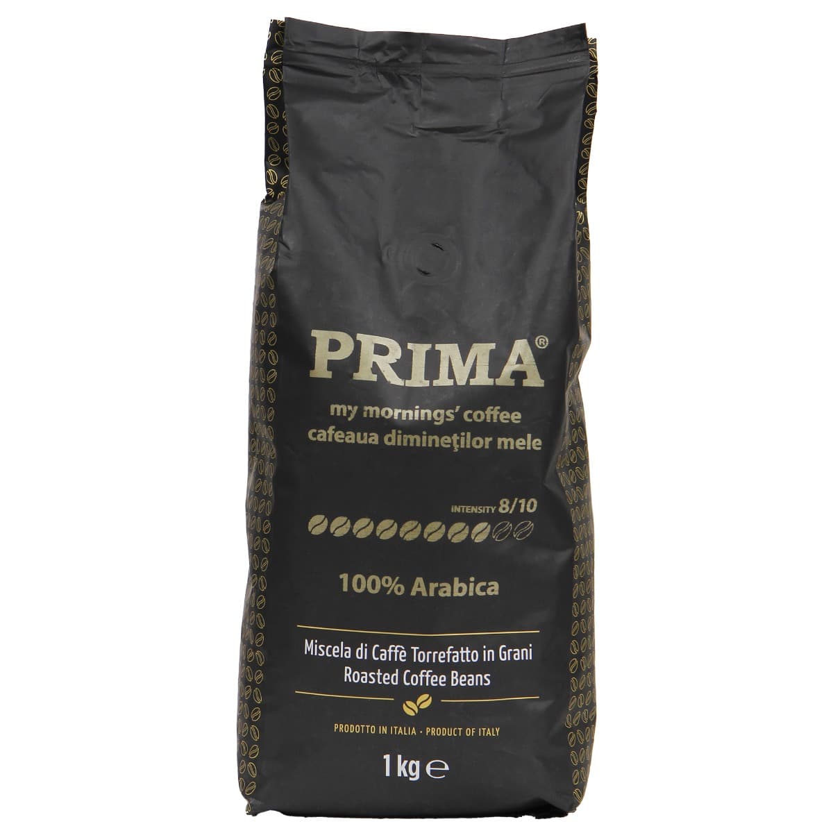 Cafea boabe 100% Arabica PRIMA, 1 kg - amestec premium din America Latina, proaspat prajita